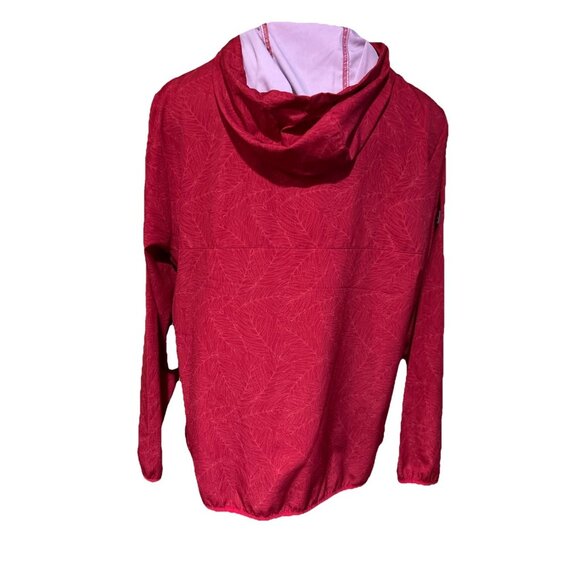 NEW Ohio State Buckeyes Colosseum Red 1/2 Zip Hooded Anorak Jacket Palms Men's L - Picture 9 of 12